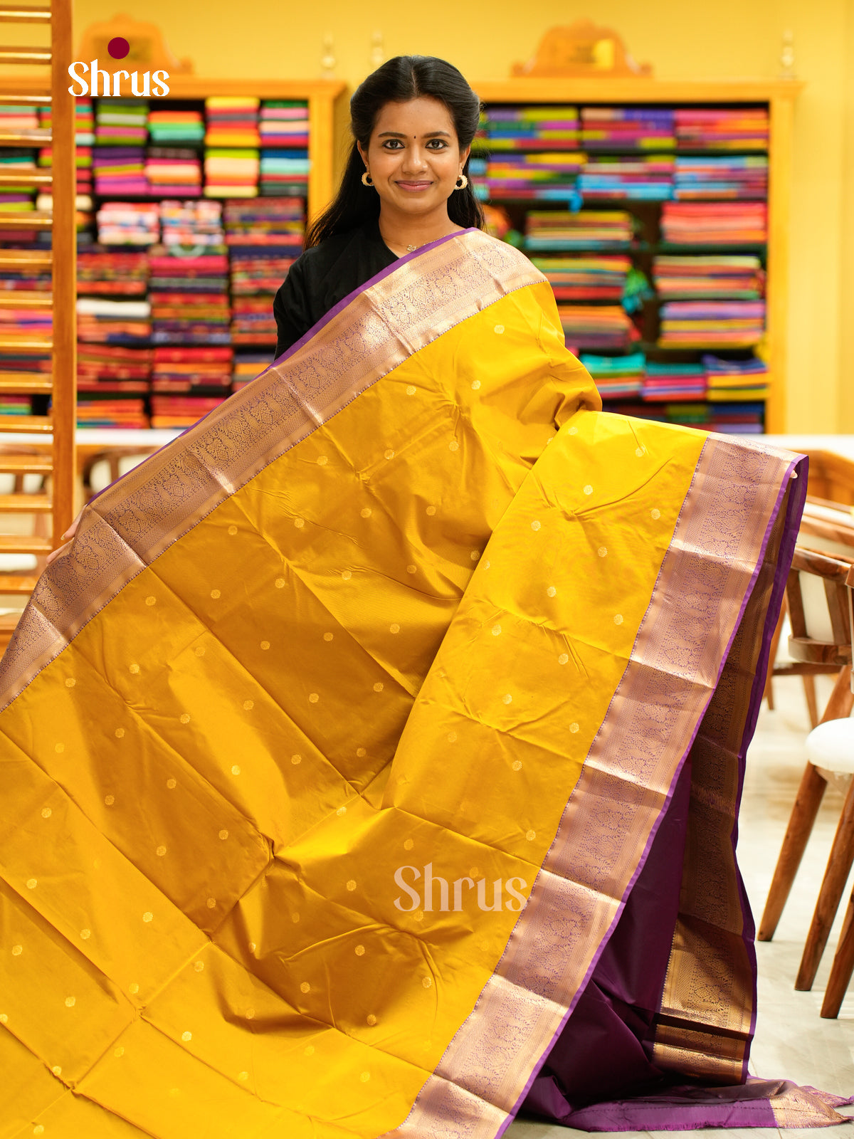 Kanchipuram halfpure Saree - EH25031