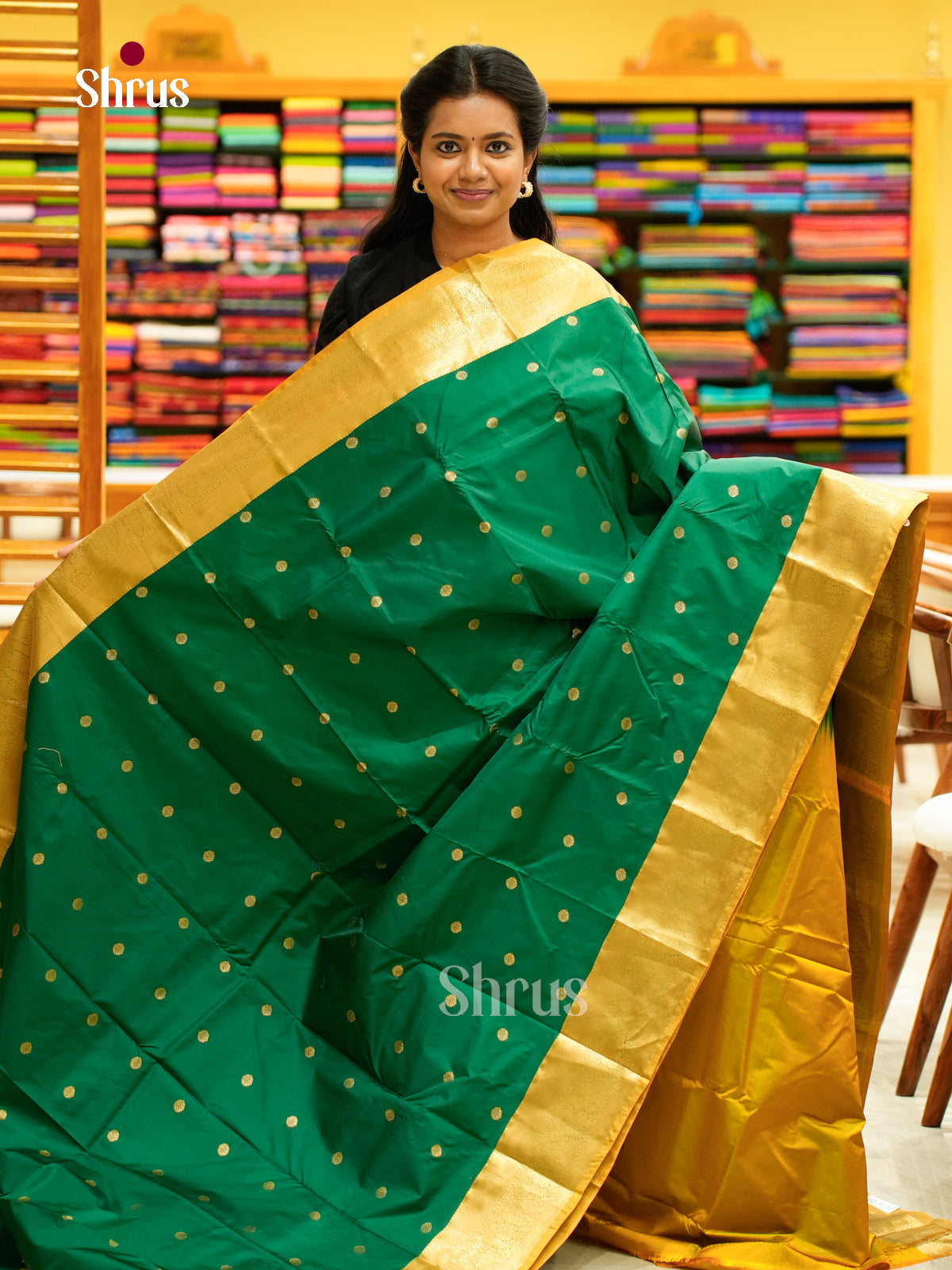 Kanchipuram halfpure Saree - EH25035