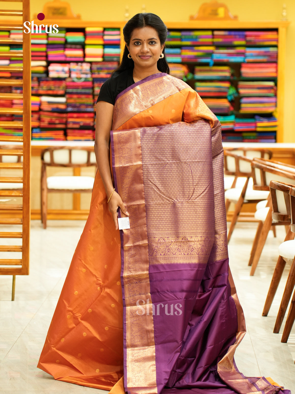 Kanchipuram halfpure Saree - EH25040
