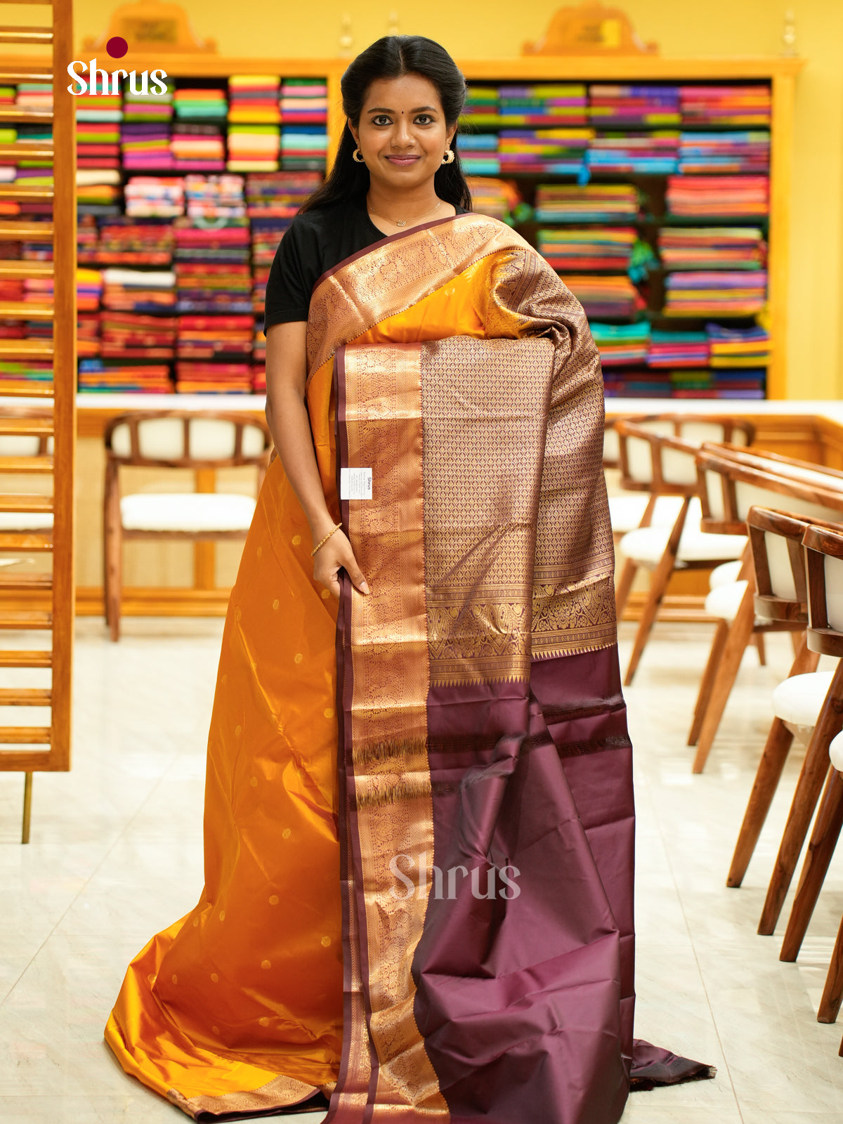 Kanchipuram halfpure Saree - EH25041