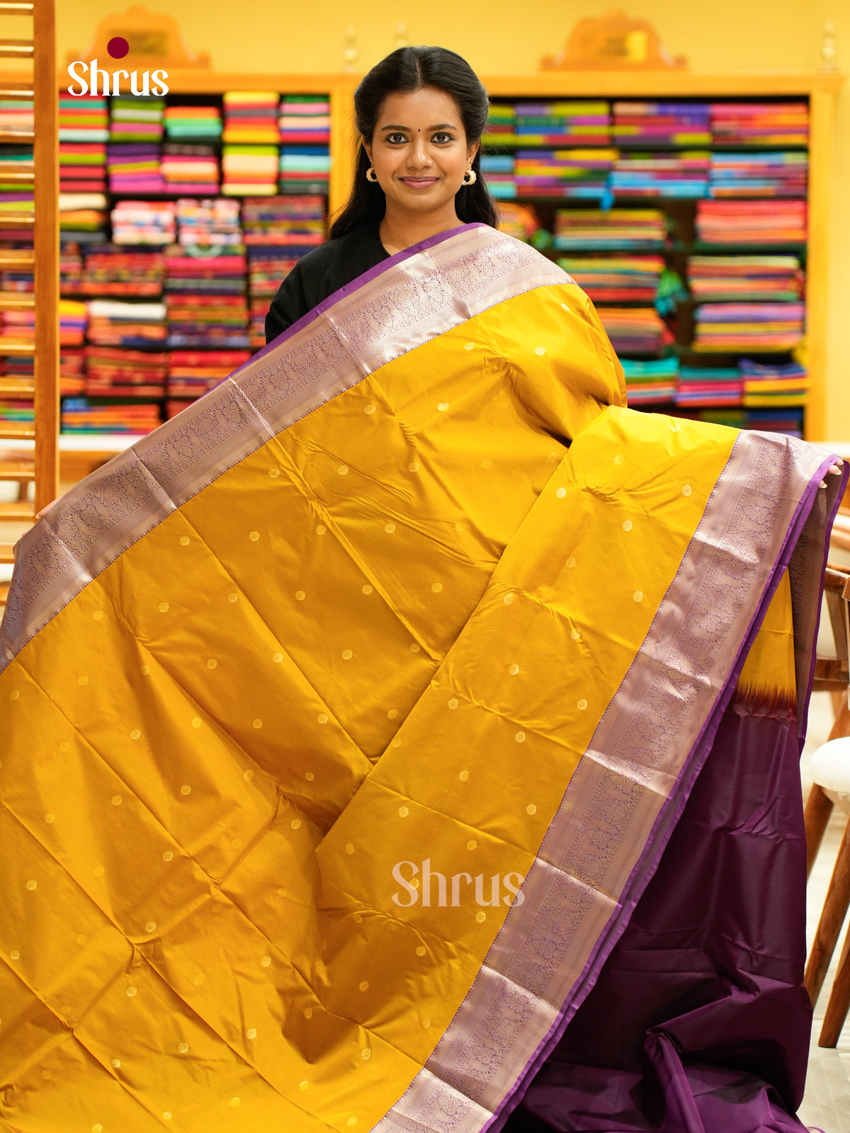 Kanchipuram halfpure Saree - EH25042