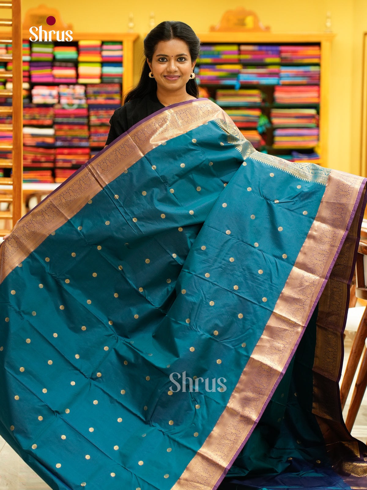 Kanchipuram halfpure Saree - EH25048