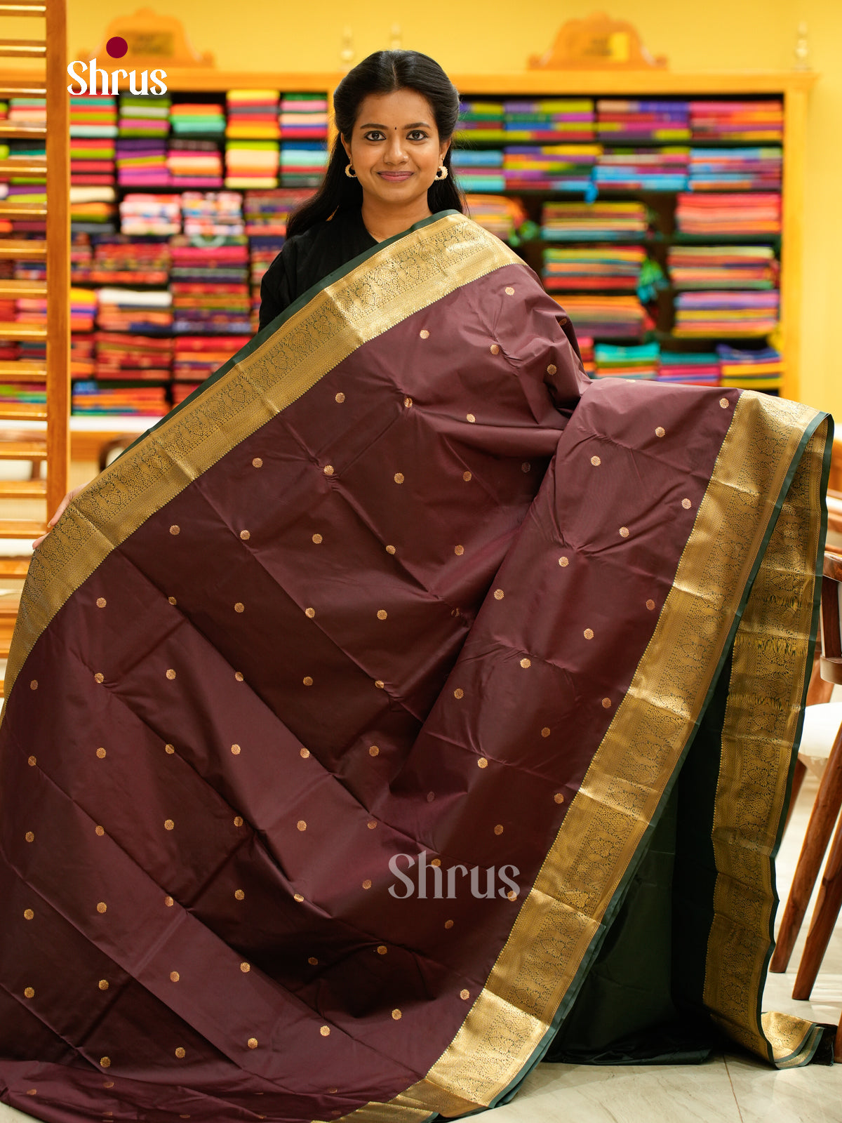 Kanchipuram halfpure Saree - EH25051