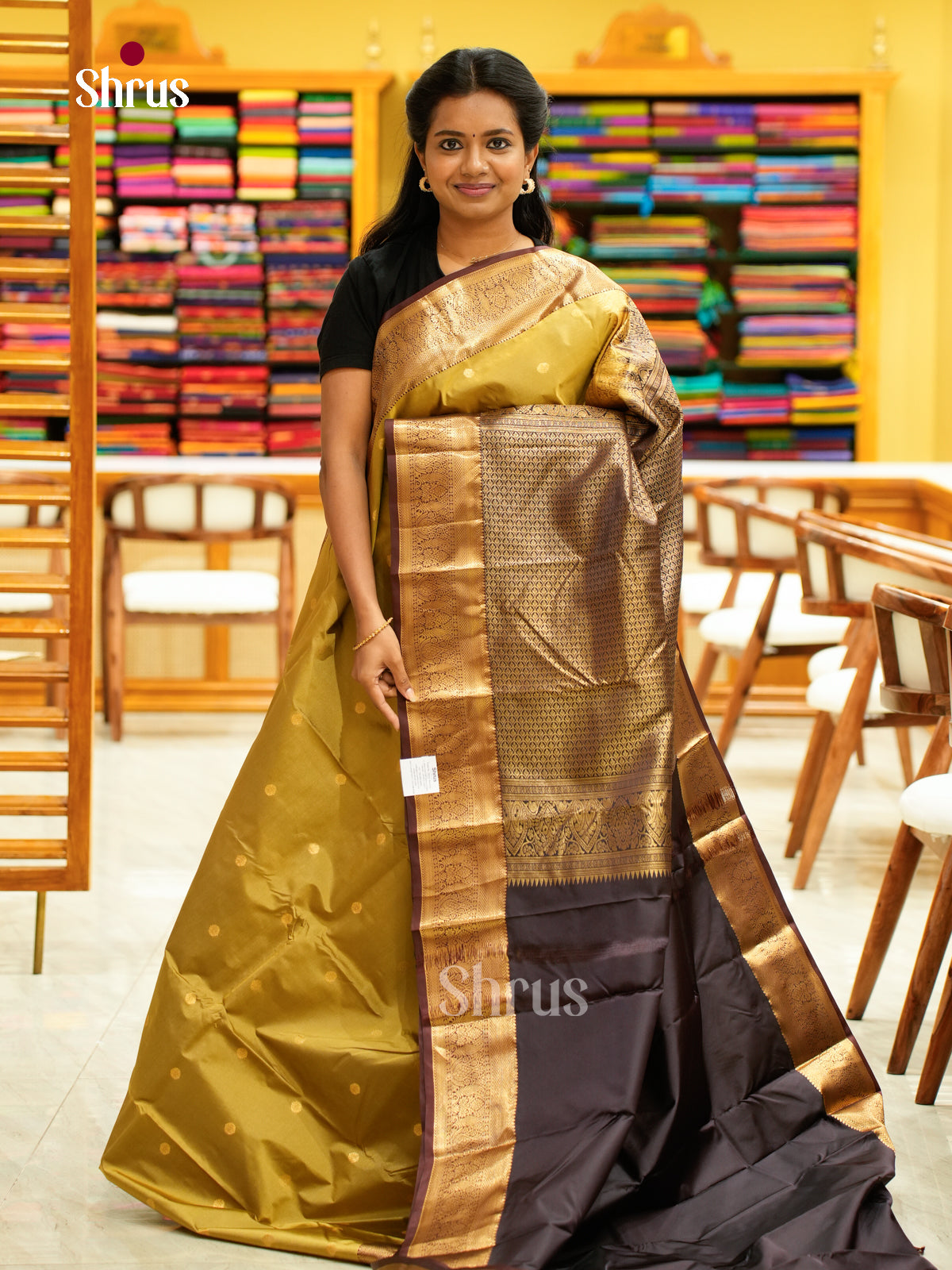 Kanchipuram halfpure Saree - EH25052
