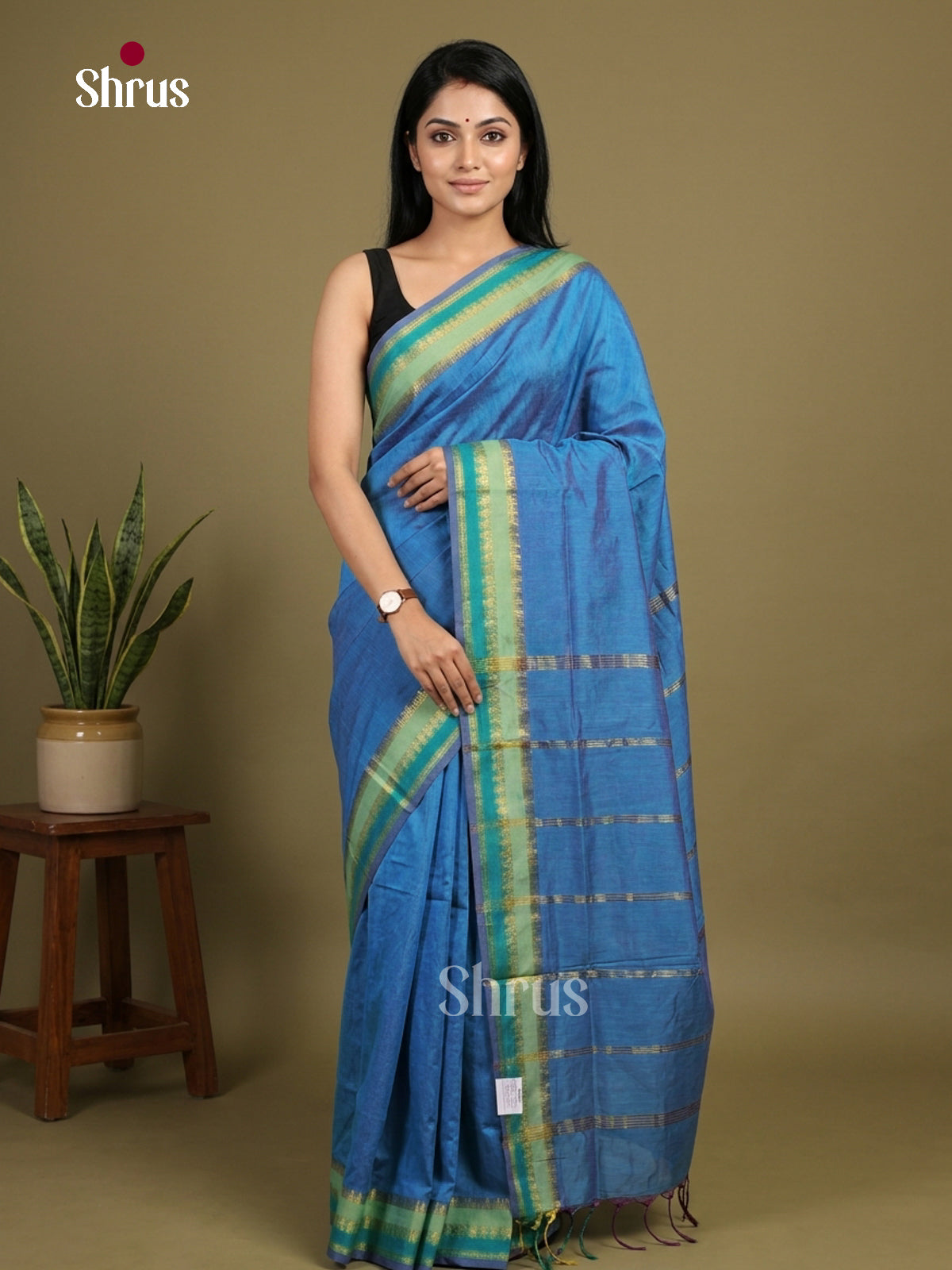 Kalyani Cotton Saree - EH26034 - Shop on Shrus.com