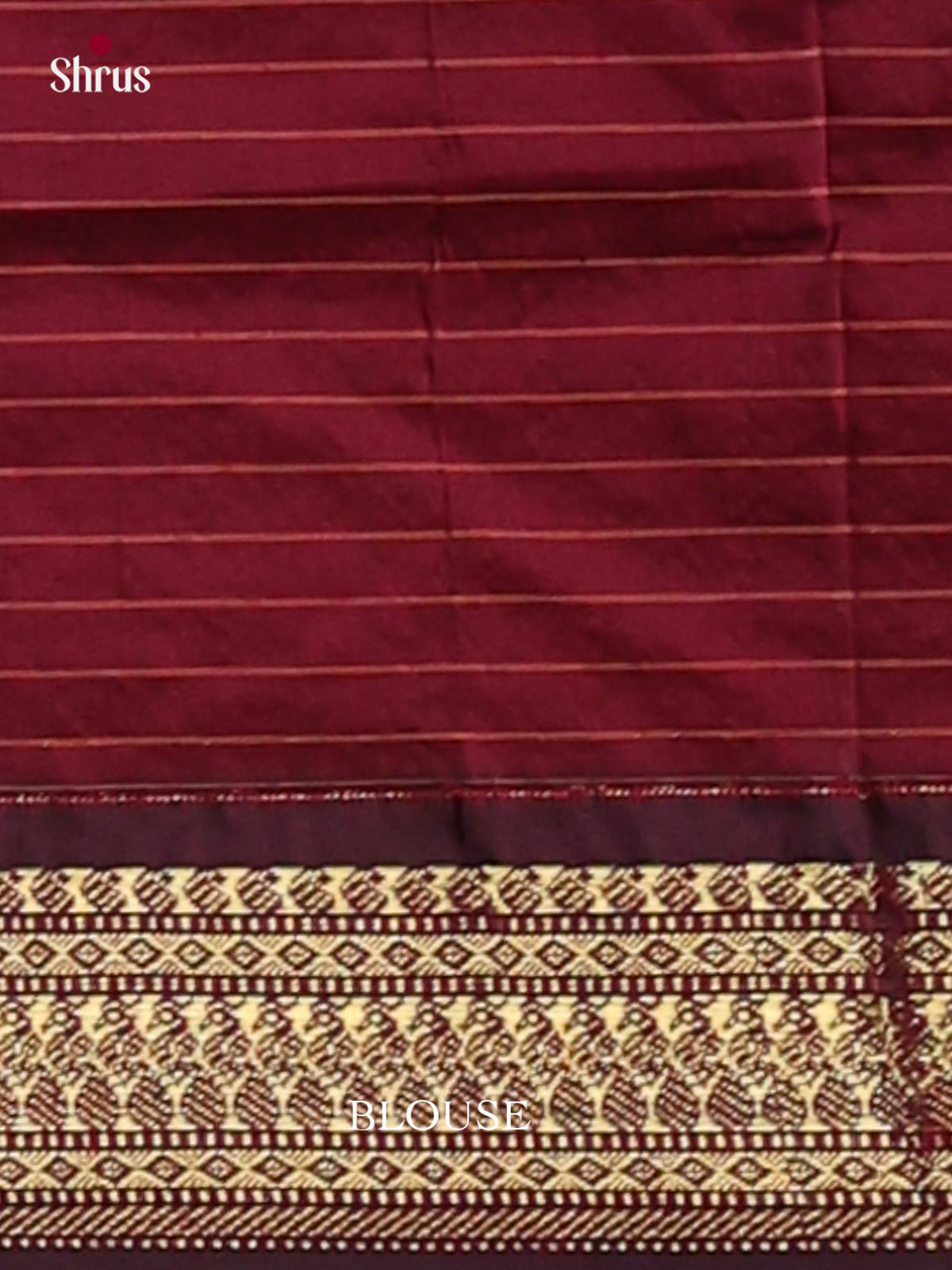 Mustard & Maroon - Kalyani Cotton saree