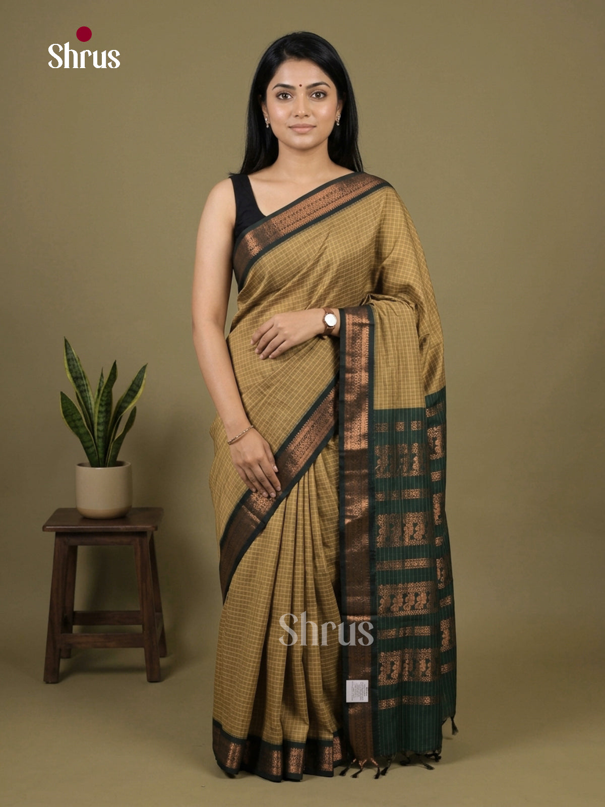 Elachi & Green - Kalyani Cotton Saree