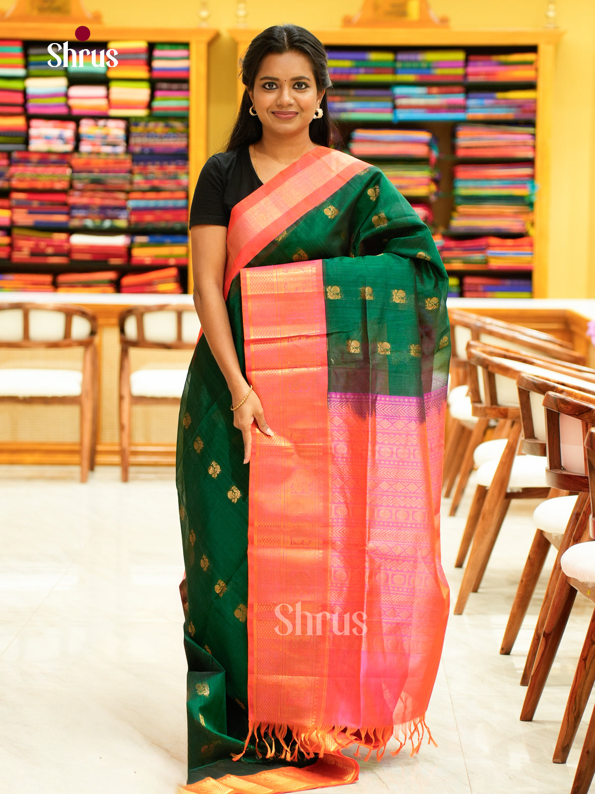 Silk Cotton Saree - EH28001