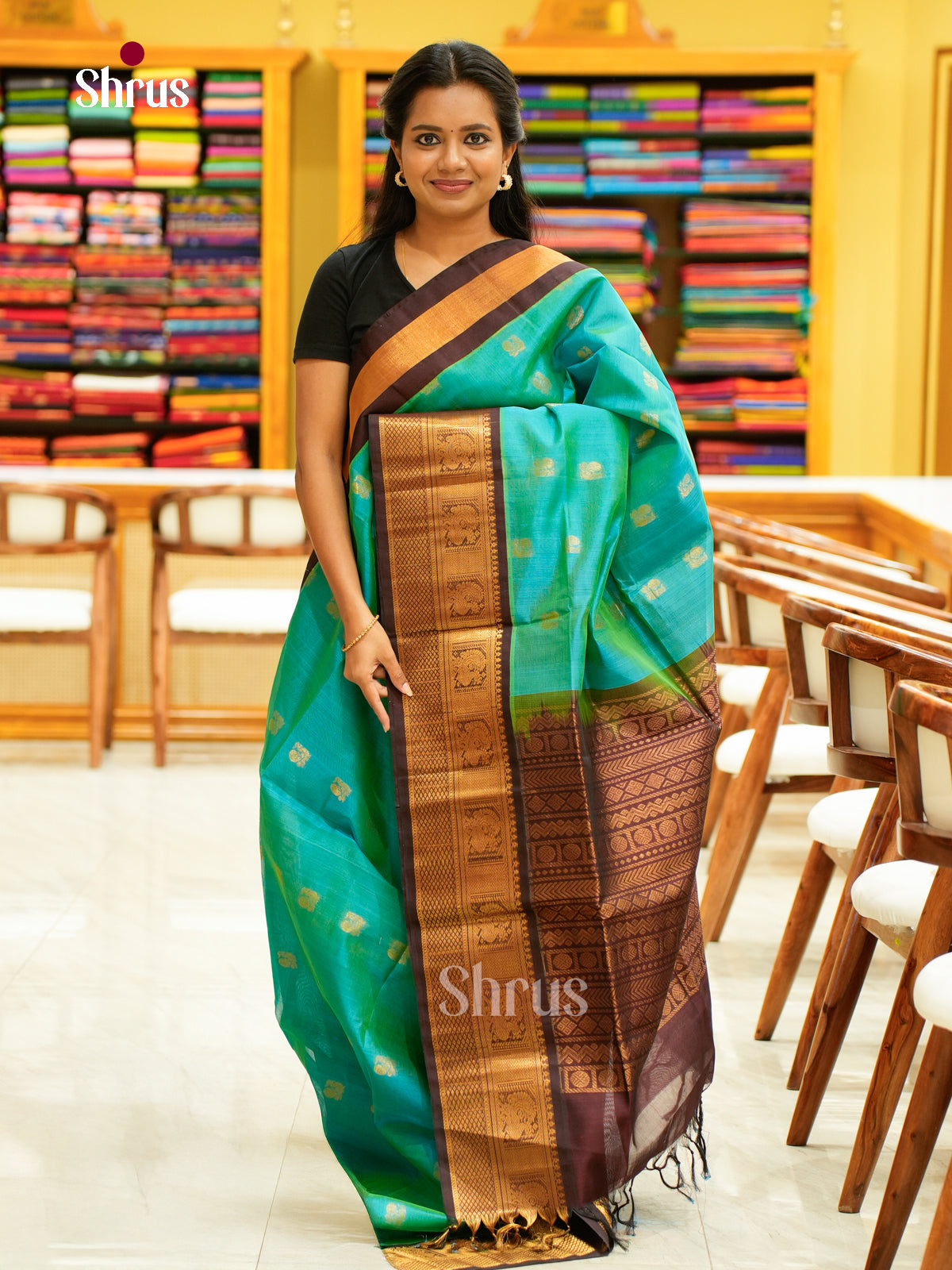 Silk Cotton Saree - EH28002