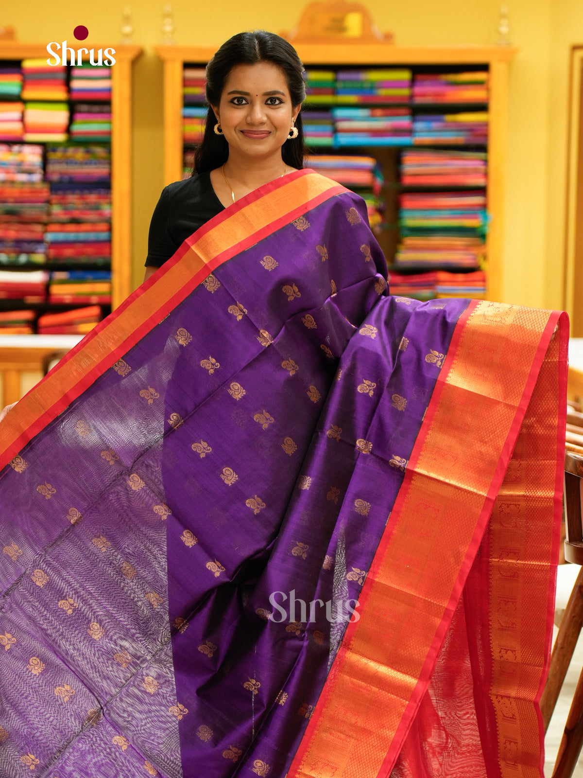 Silk Cotton Saree - EH28007