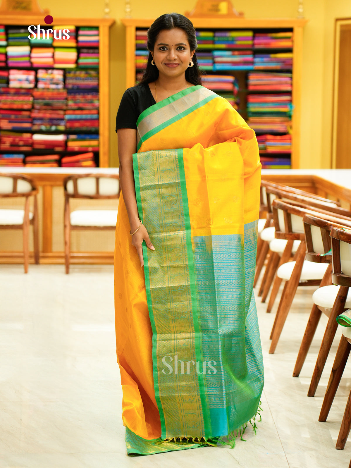 Silk Cotton Saree - EH28008