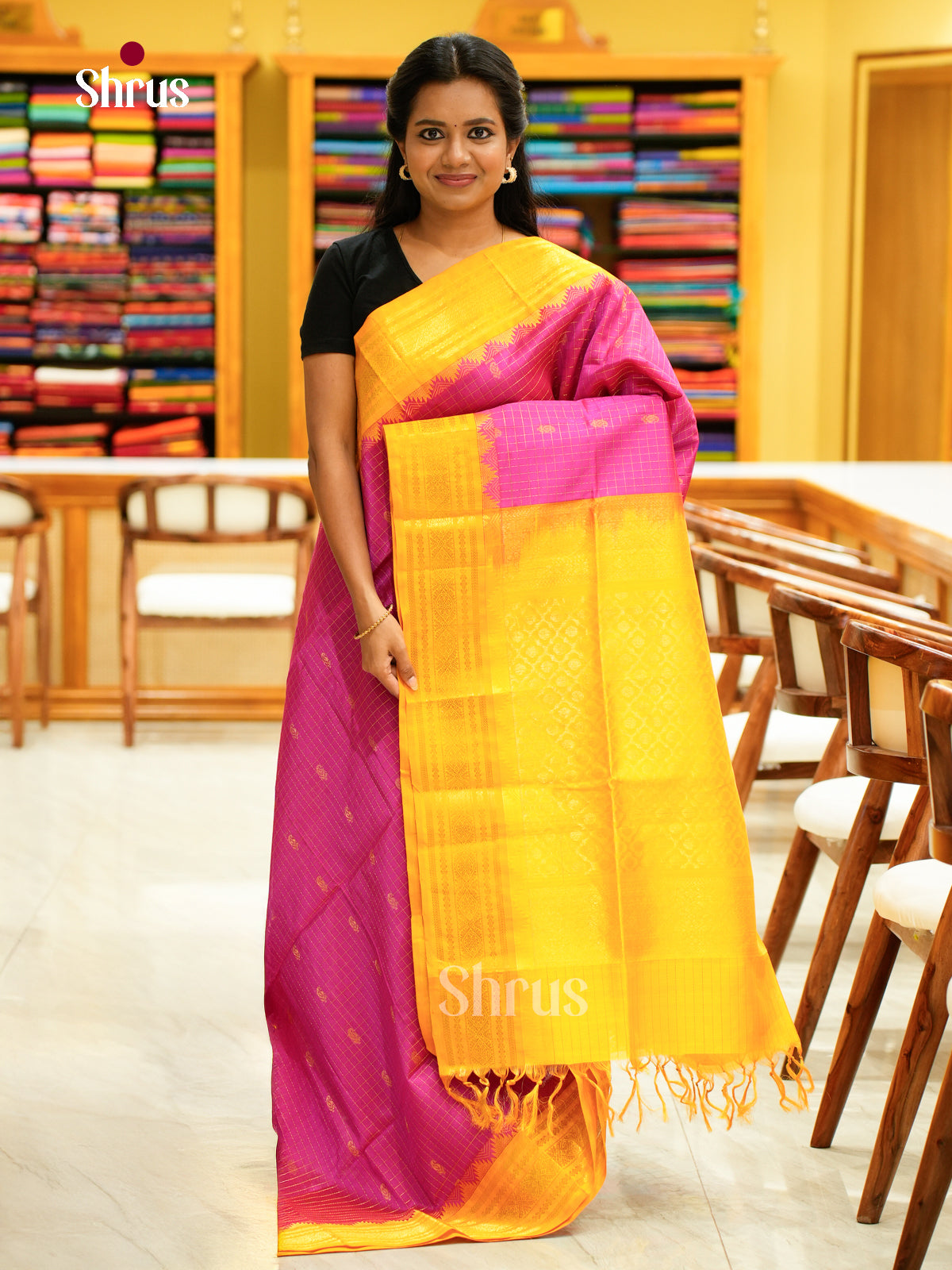 Silk Cotton Saree - EH28010