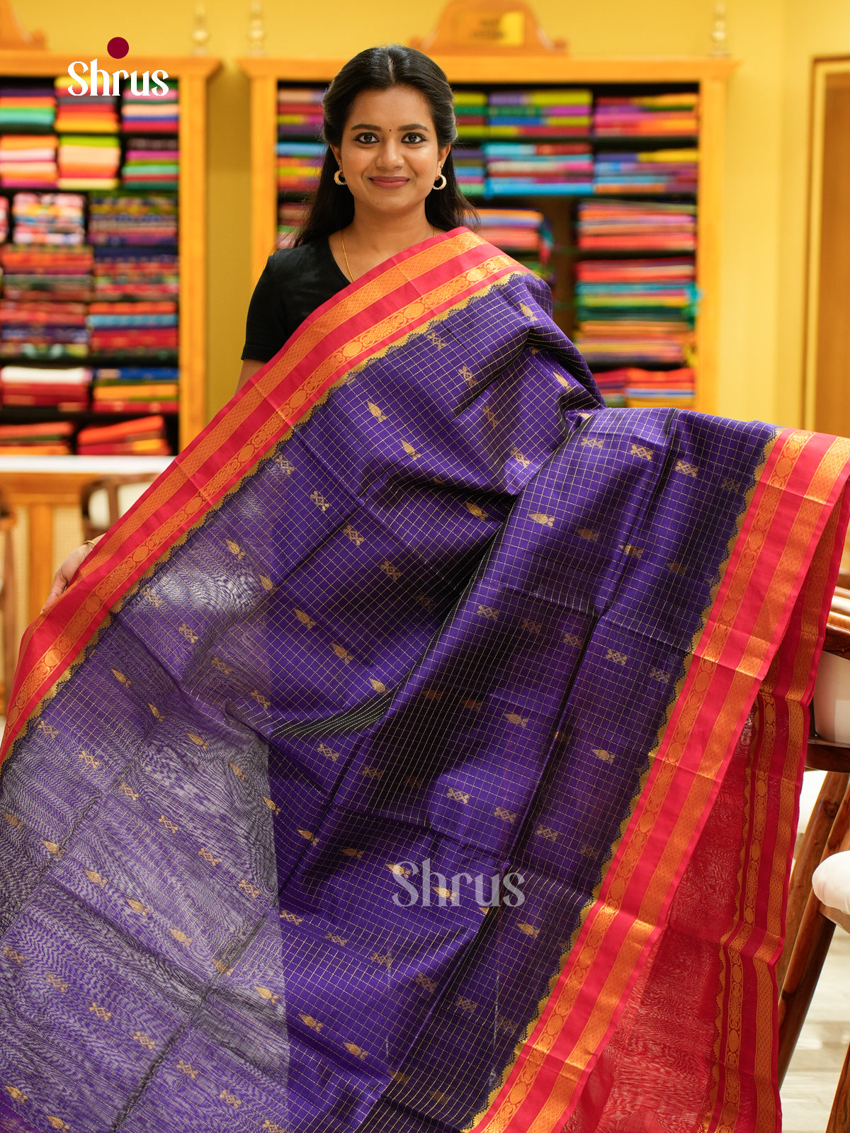 Silk Cotton Saree - EH28011