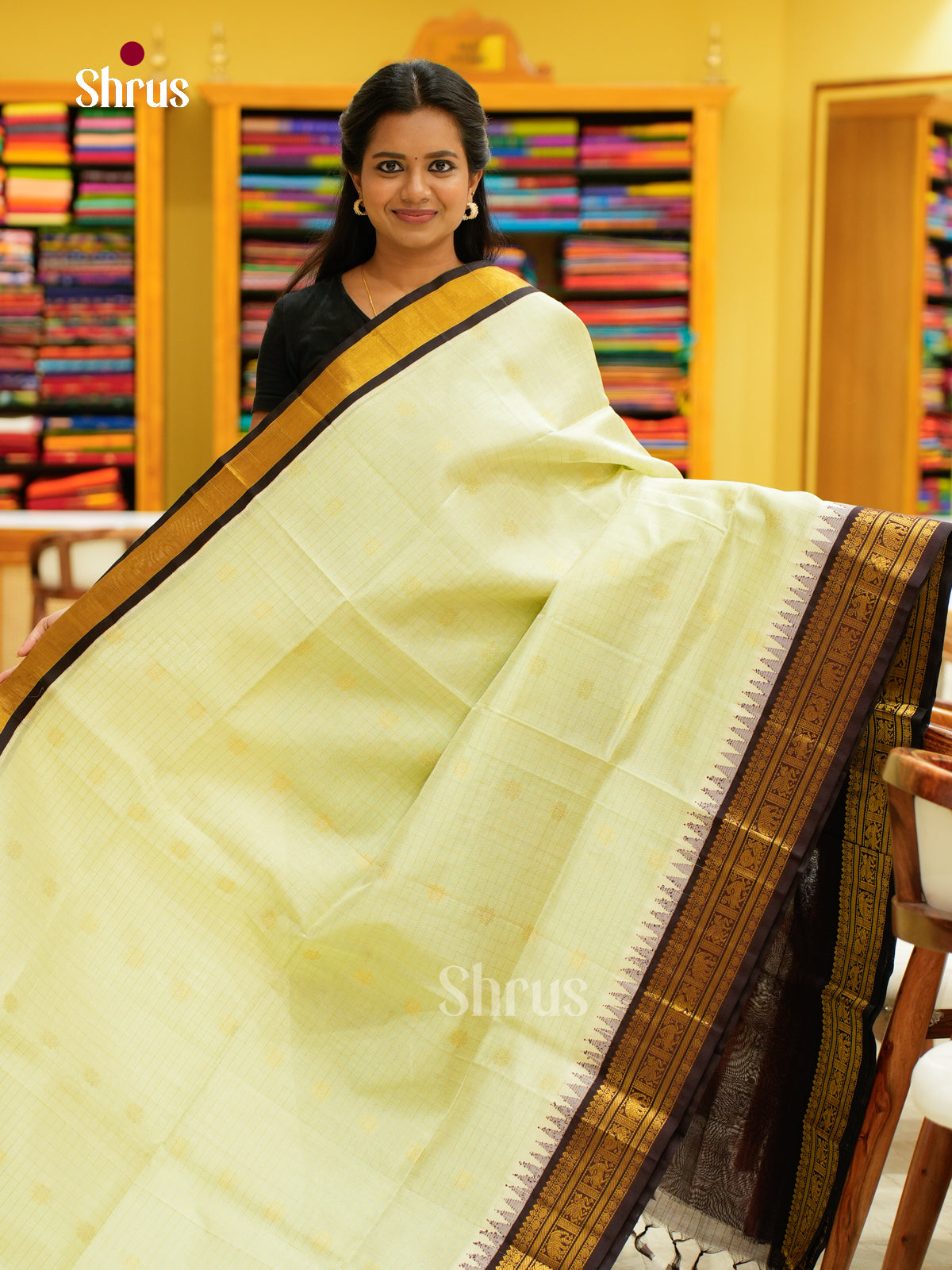 Silk Cotton Saree - EH28013