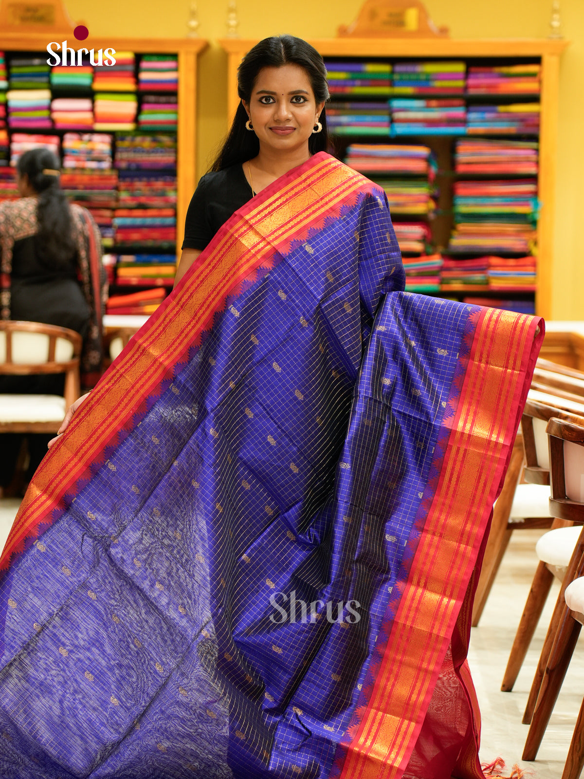 Silk Cotton Saree - EH28020