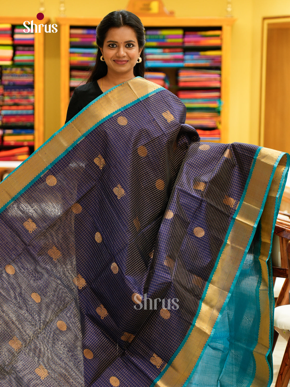 Silk Cotton Saree - EH28027