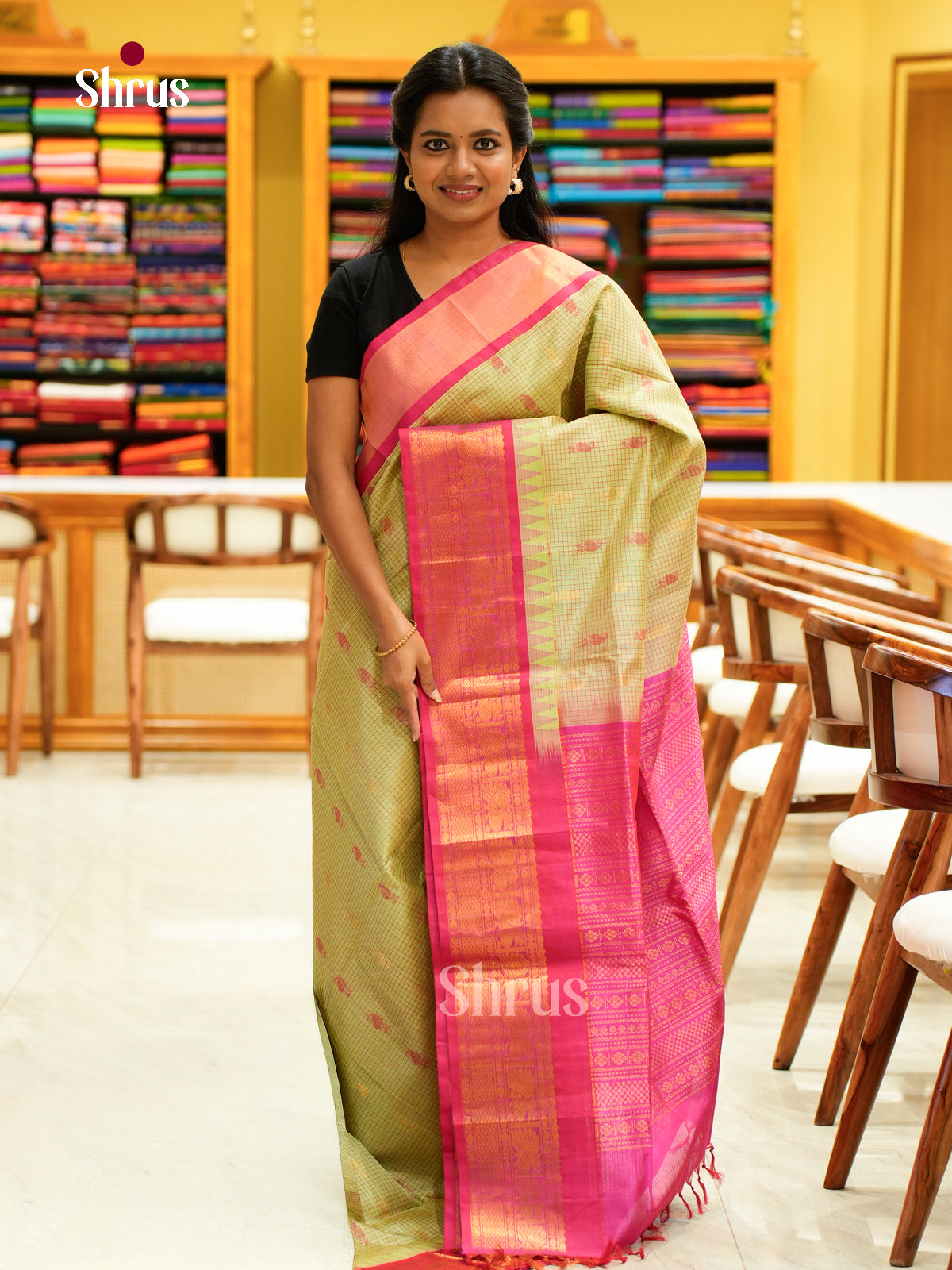 Silk Cotton Saree - EH28031