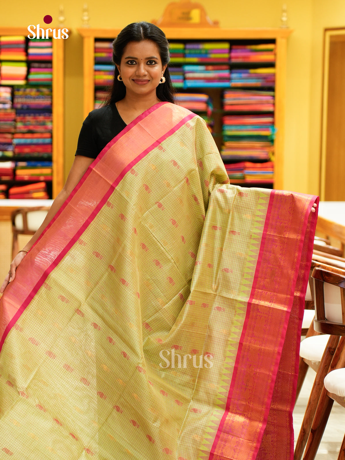Silk Cotton Saree - EH28031