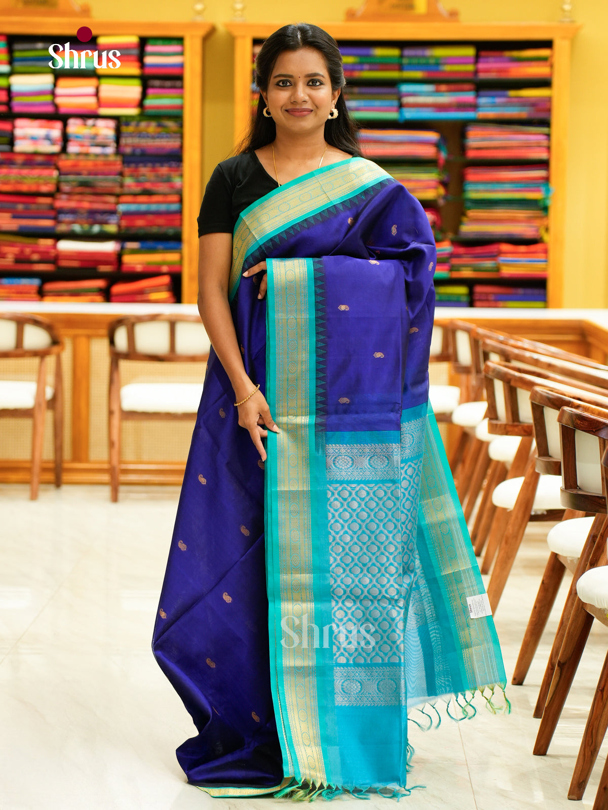 Silk Cotton Saree - EH28032