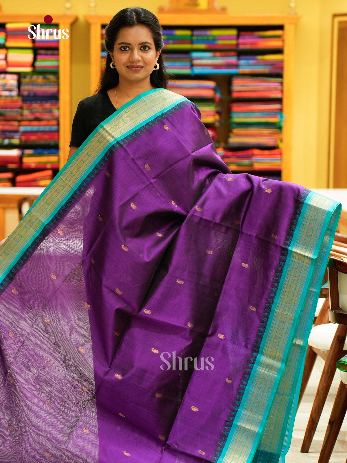 Silk Cotton Saree - EH28033