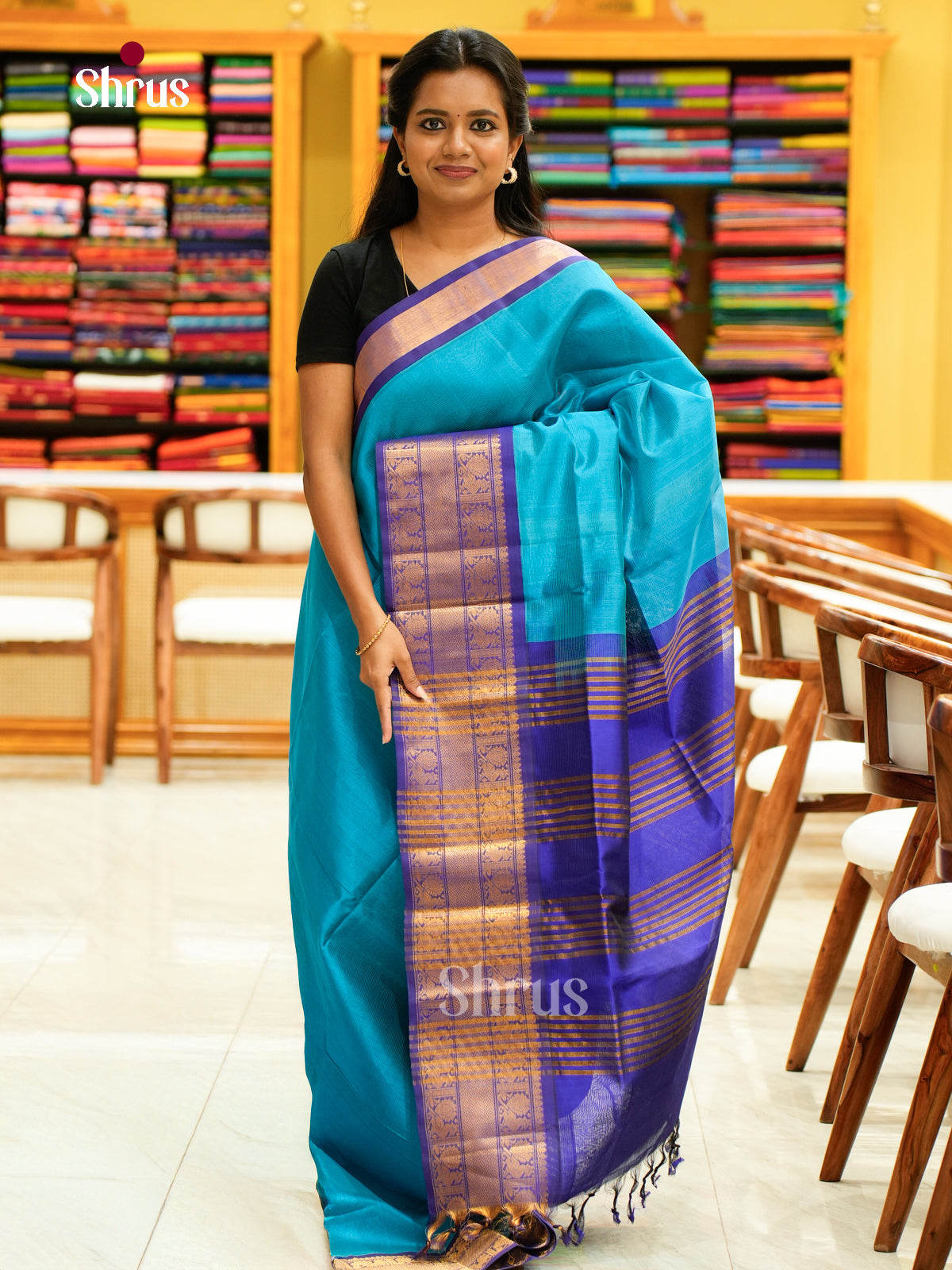Silk Cotton Saree - EH28036