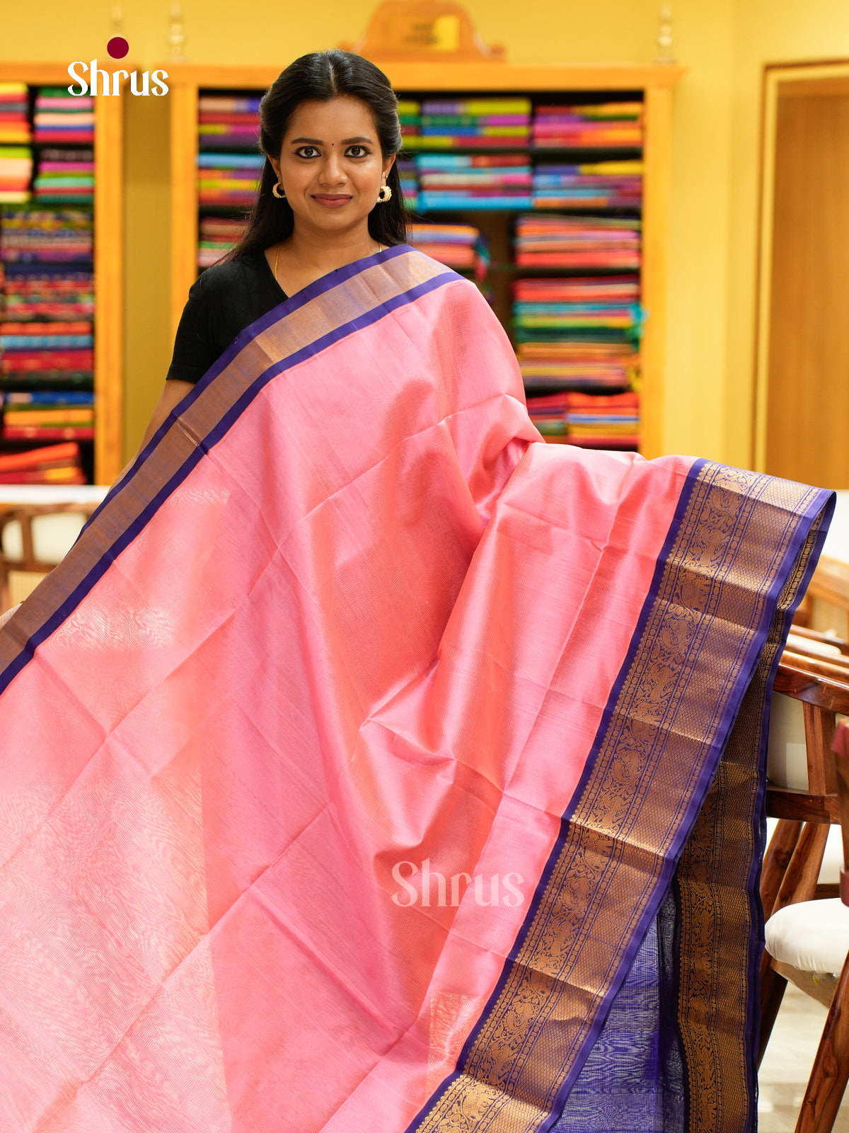 Silk Cotton Saree - EH28040