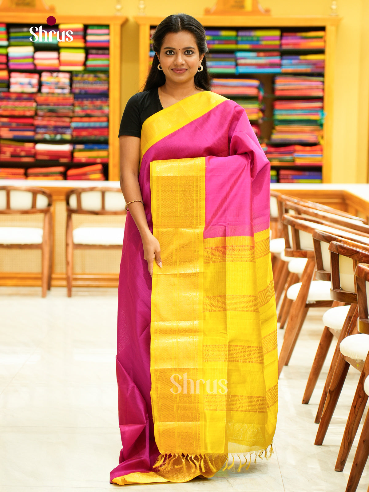Silk Cotton Saree - EH28044