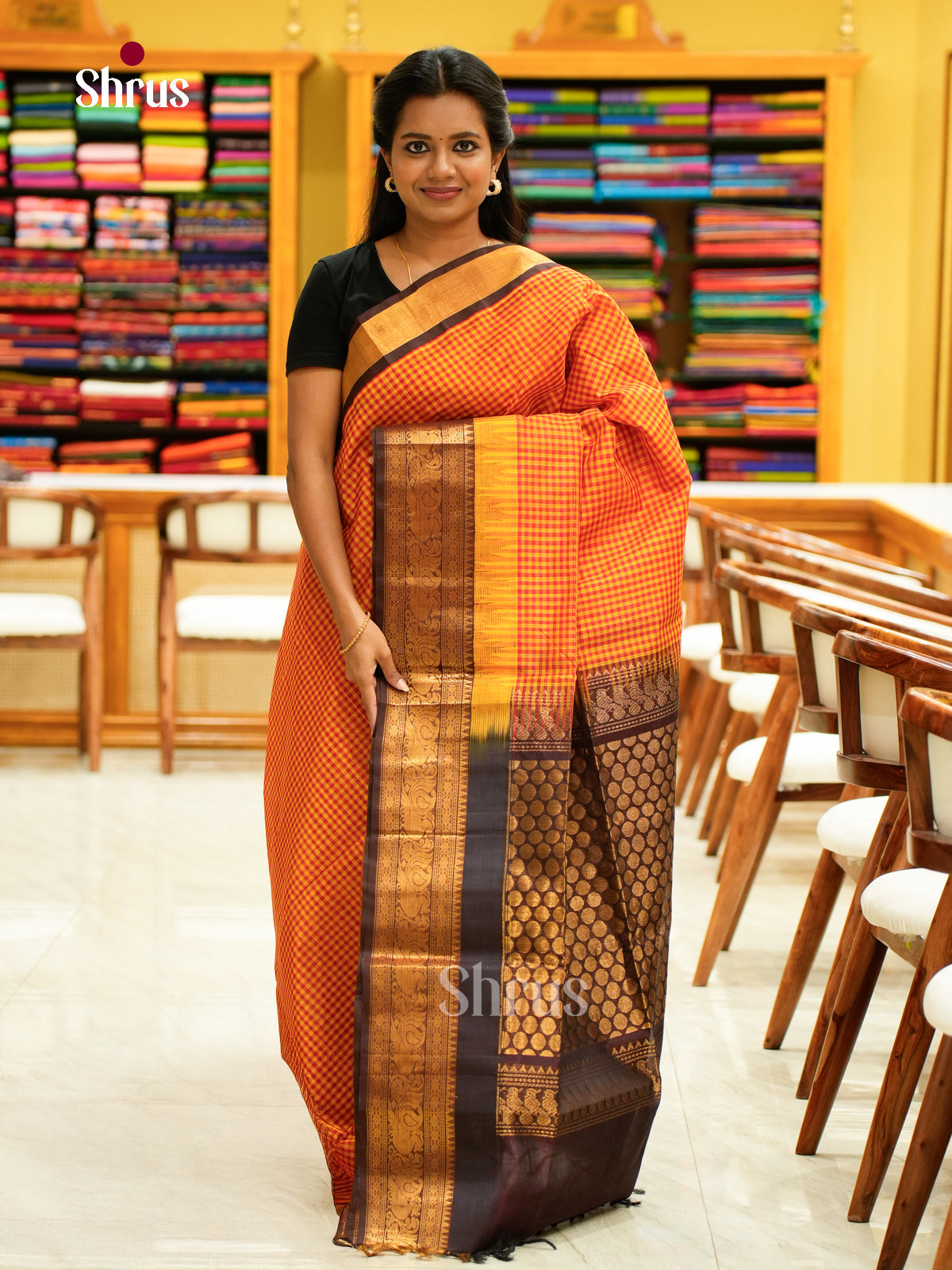 Silk Cotton Saree - EH28048