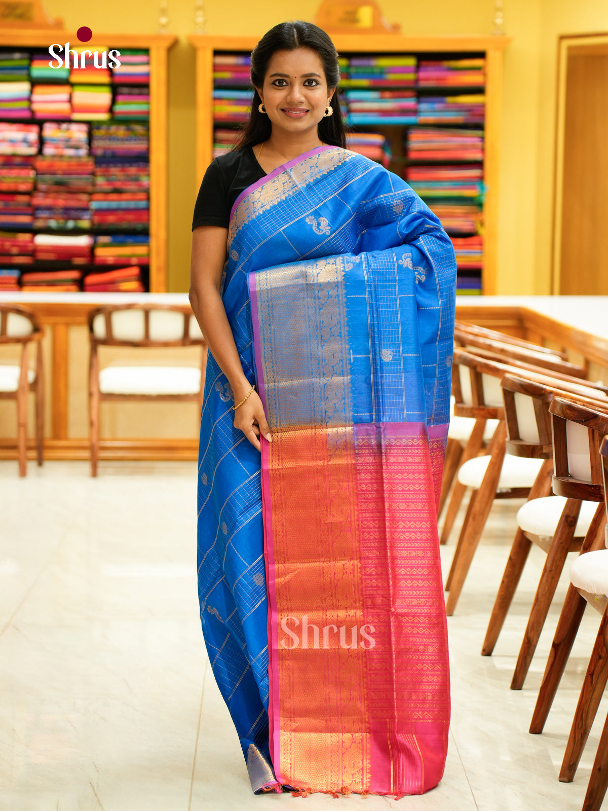 Silk Cotton Saree - EH28057