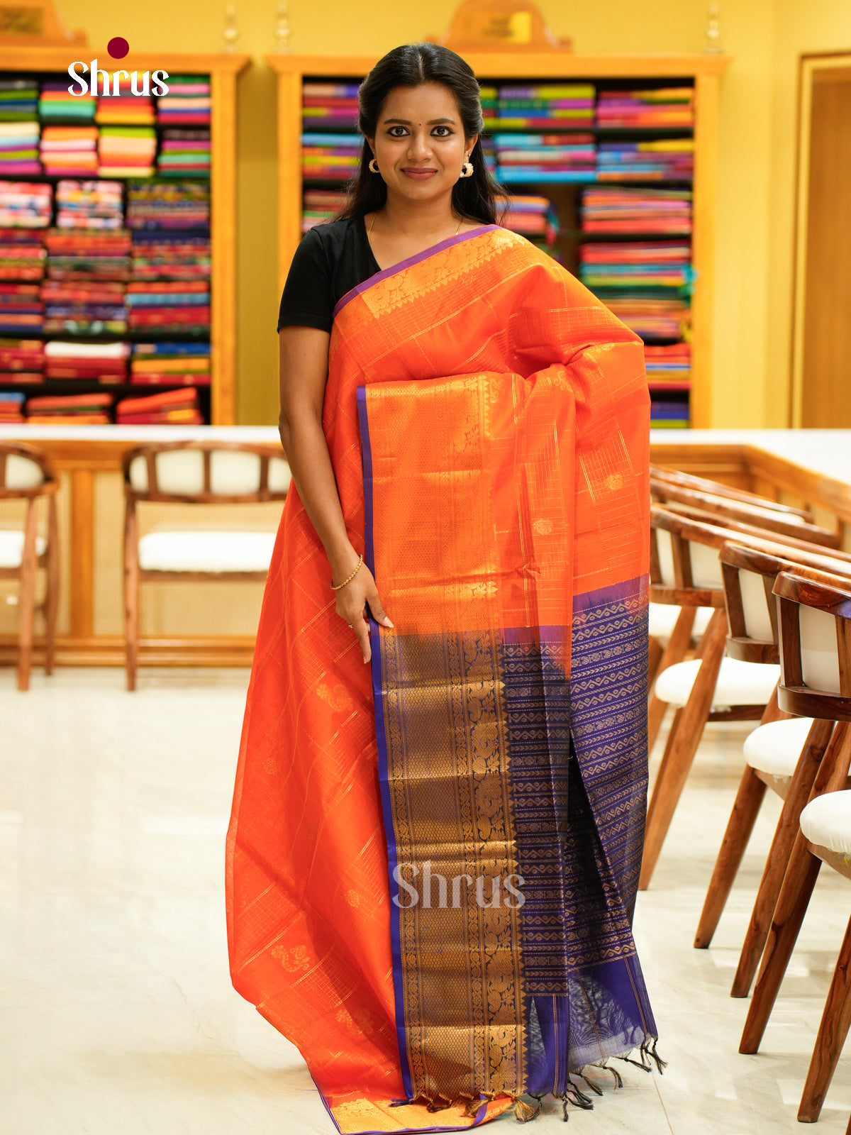 Silk Cotton Saree - EH28058
