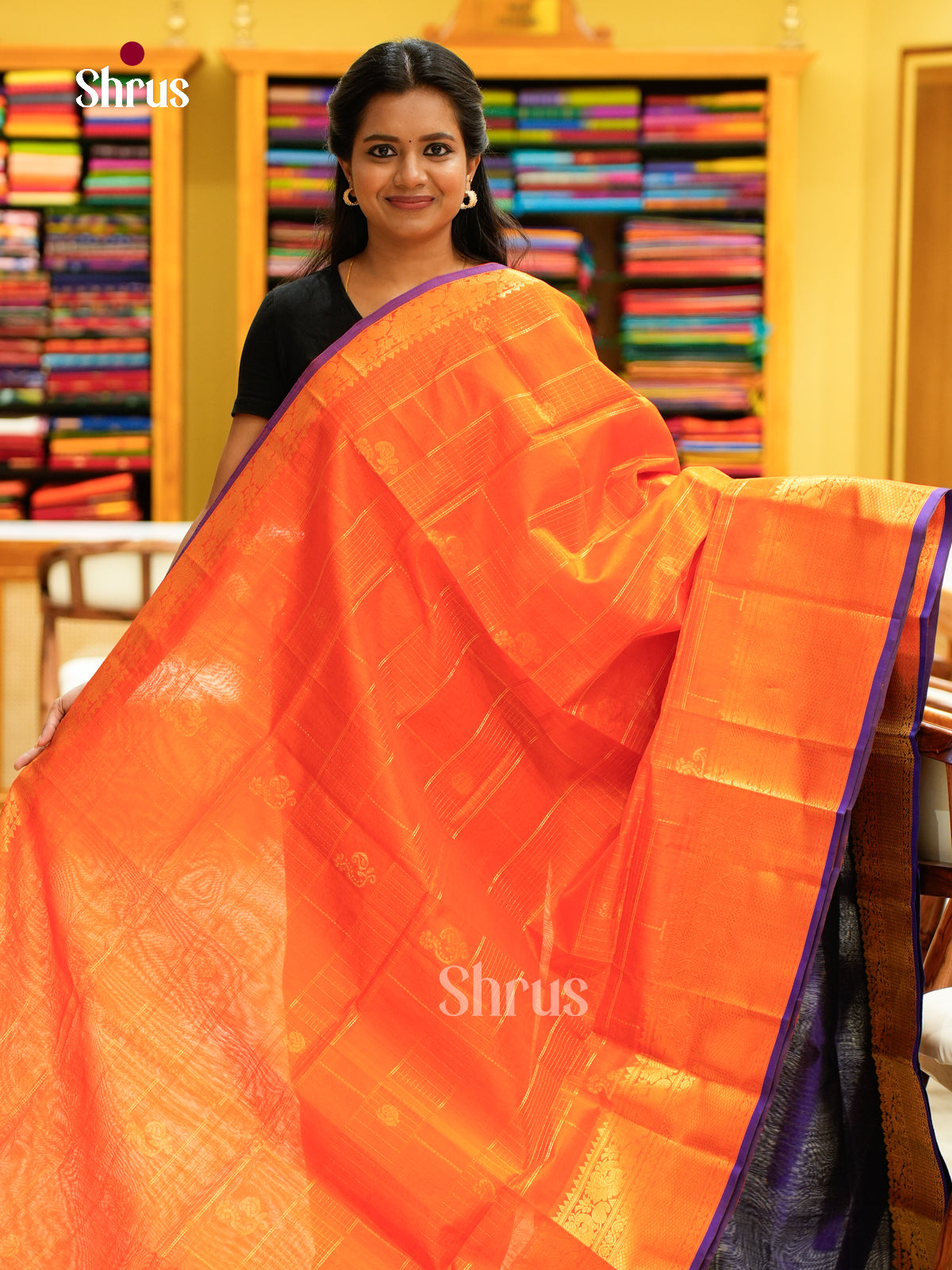 Silk Cotton Saree - EH28058