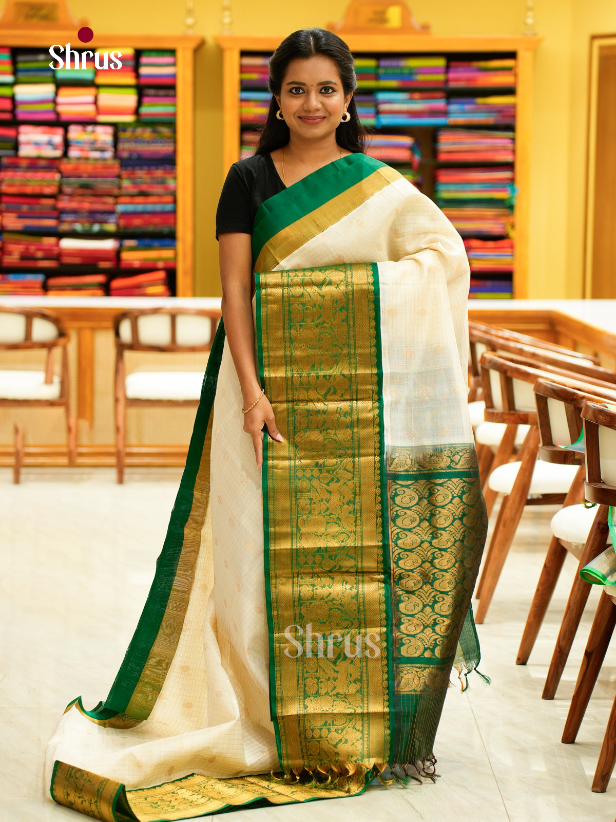 Silk Cotton Saree - EH28060