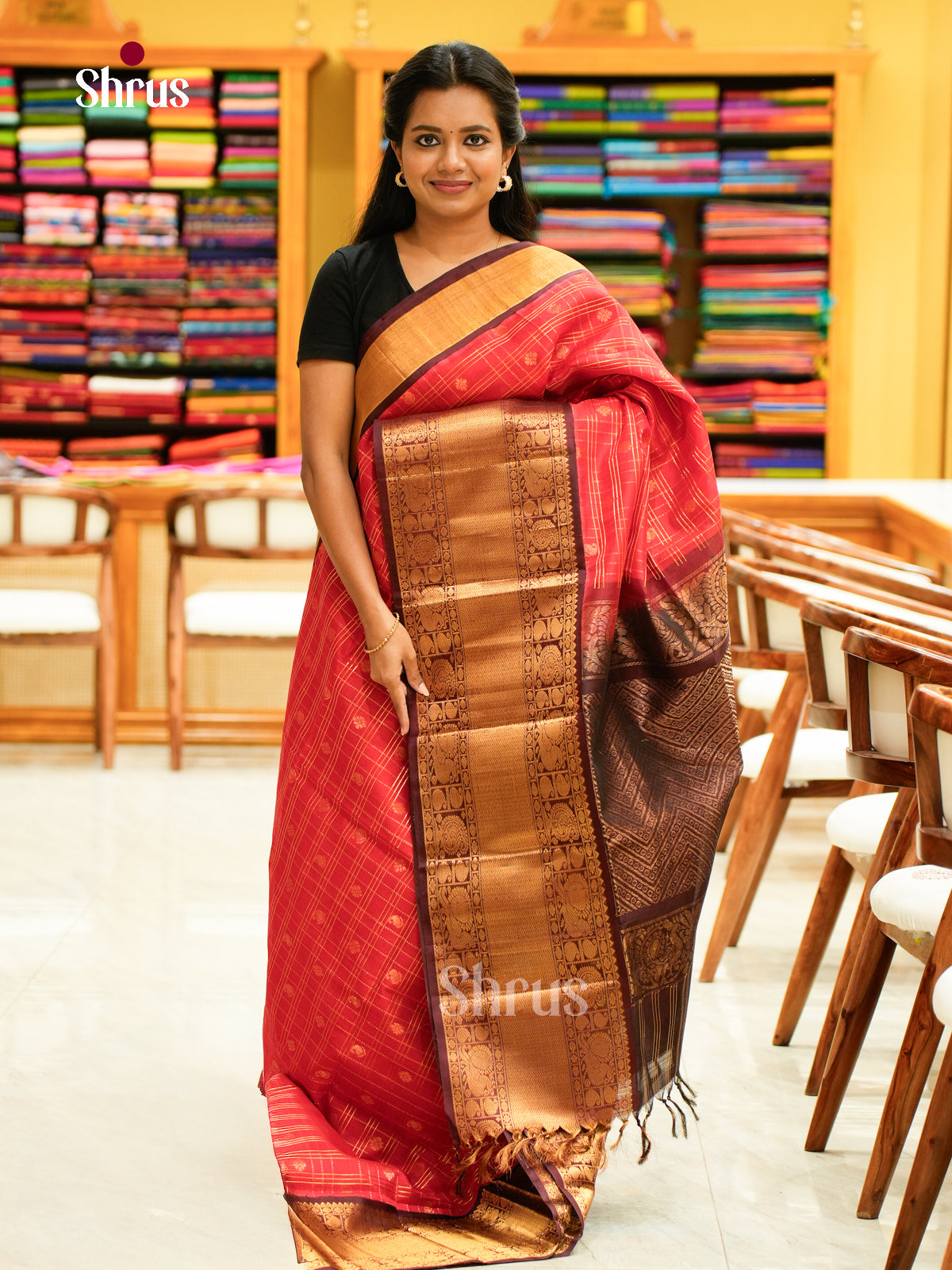 Silk Cotton Saree - EH28063