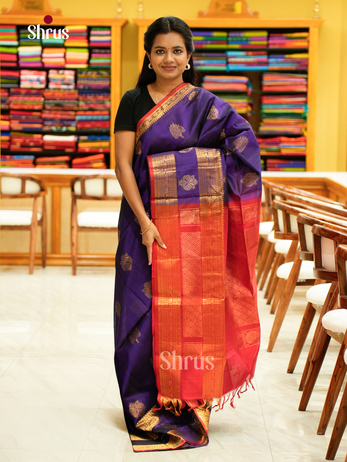 Silk Cotton Saree - EH28071