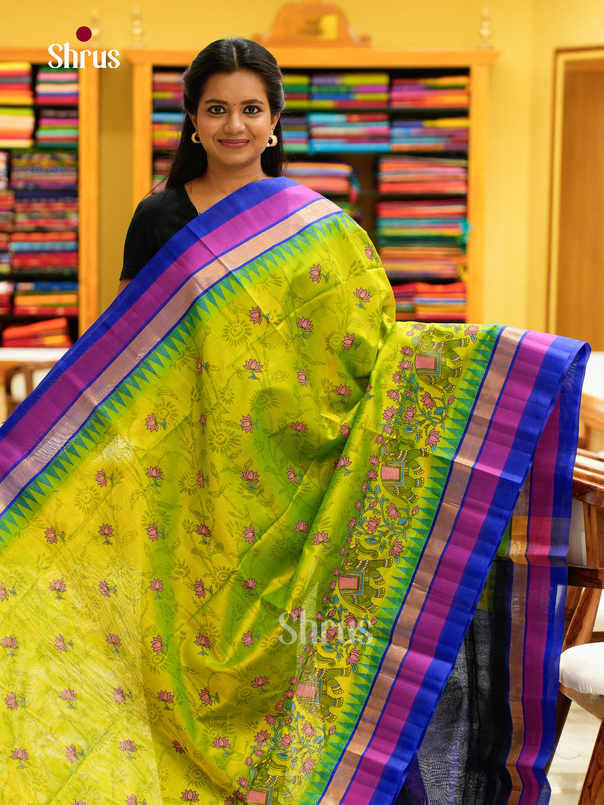Silk Cotton Saree - EH28075