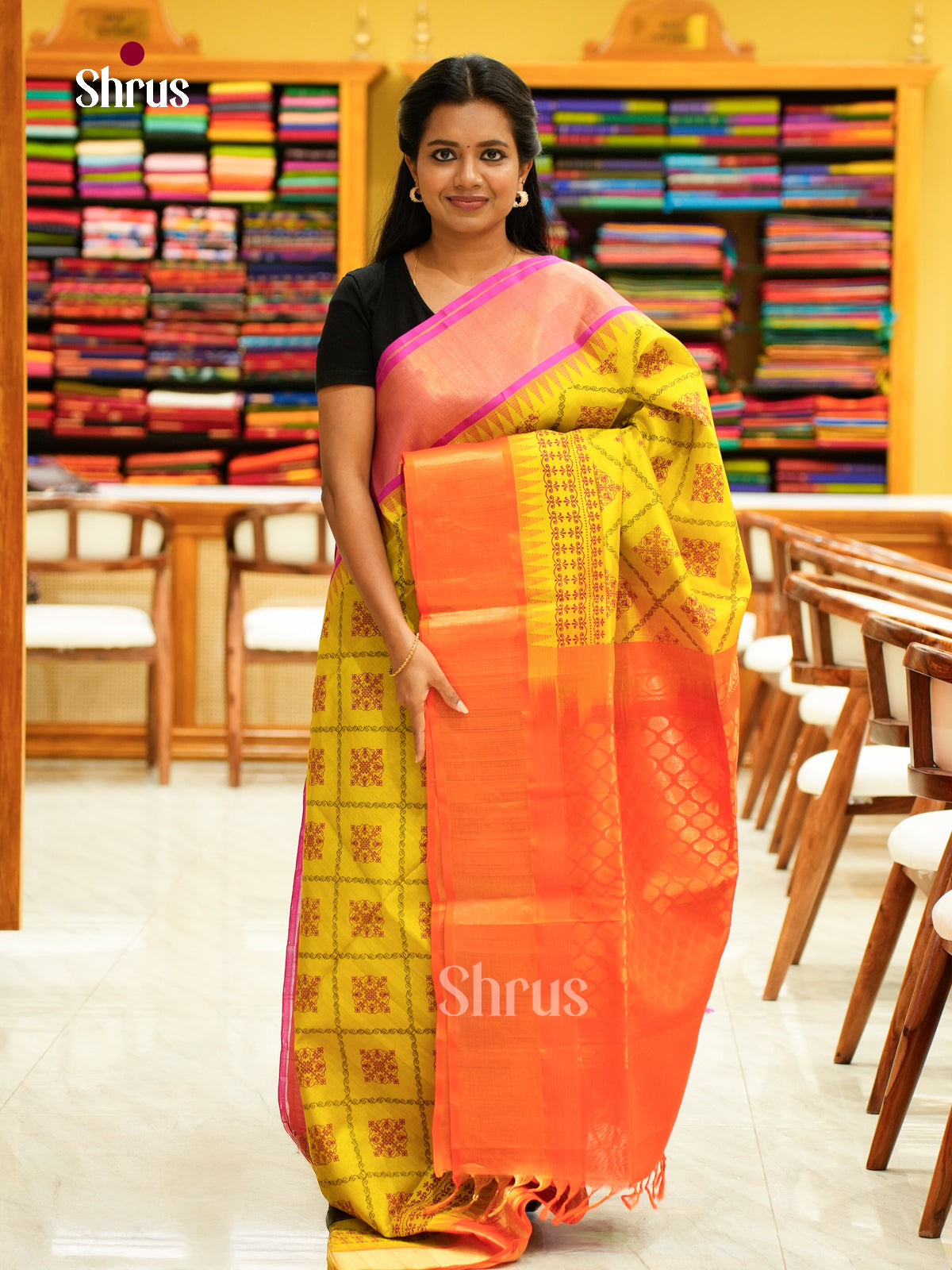 Silk Cotton Saree - EH28081