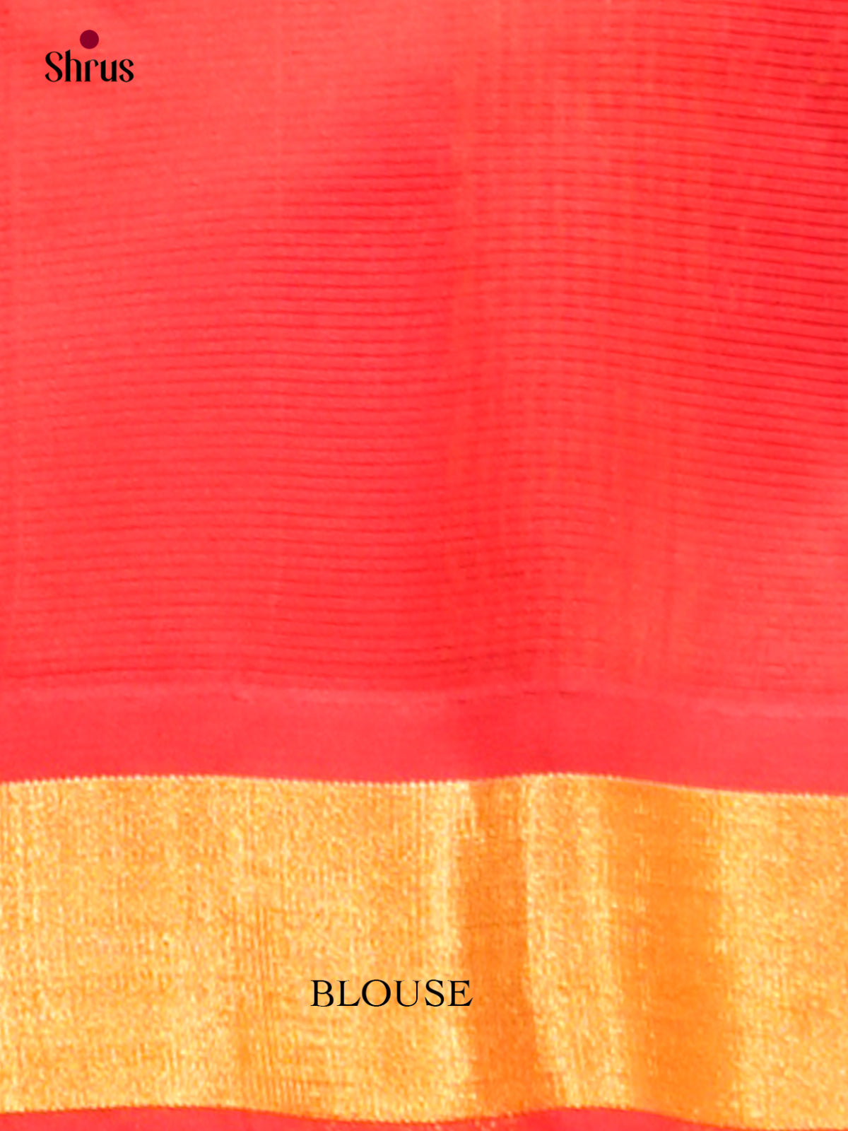 Charming Cream & Red Silk Cotton Saree with kalamkari floral print & Zari border