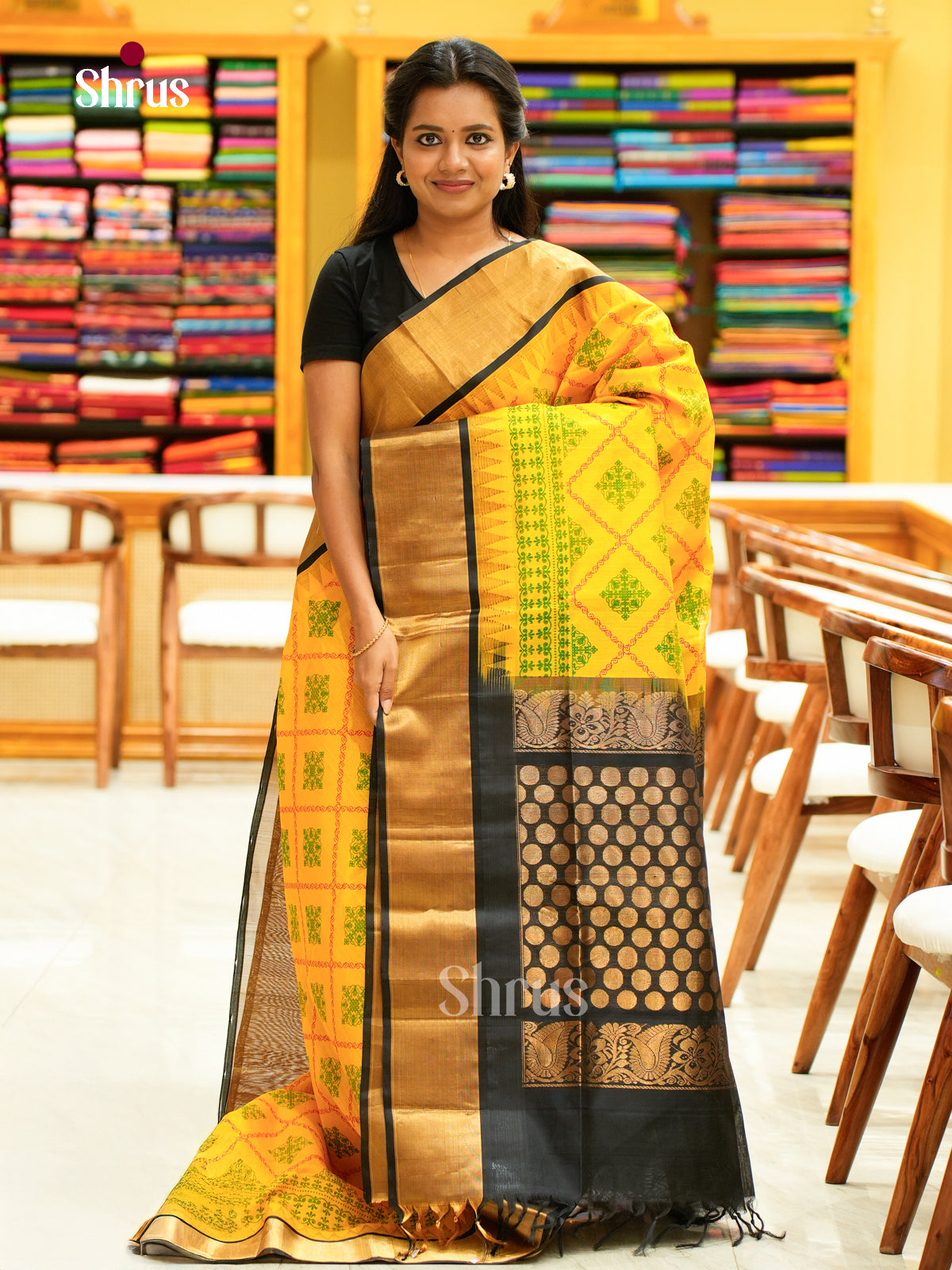Silk Cotton Saree - EH28089