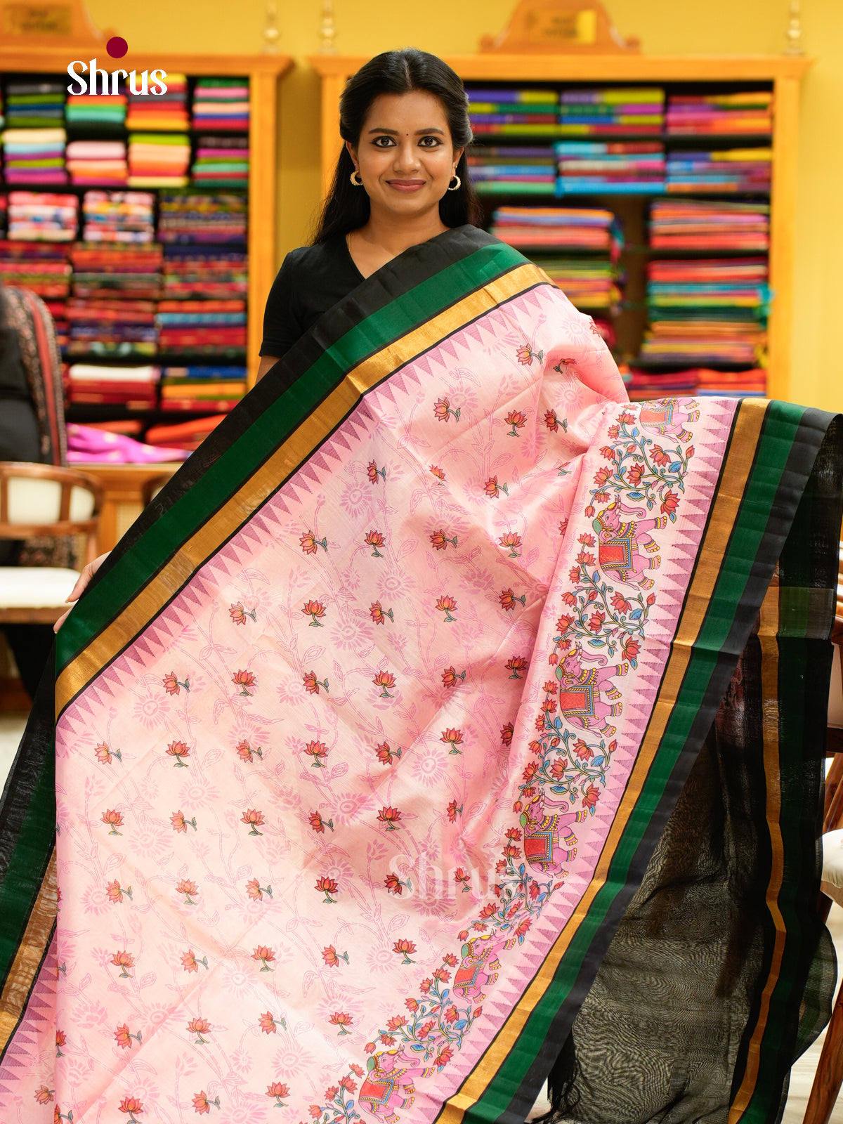 Silk Cotton Saree - EH28101