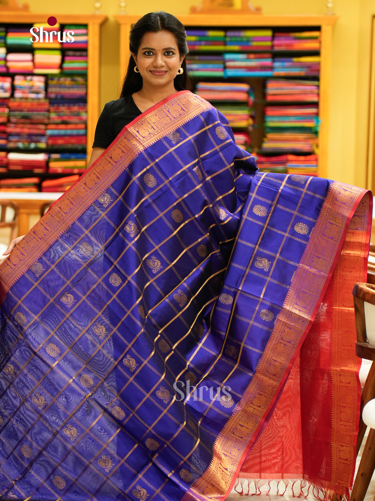 Silk Cotton Saree - EH28115