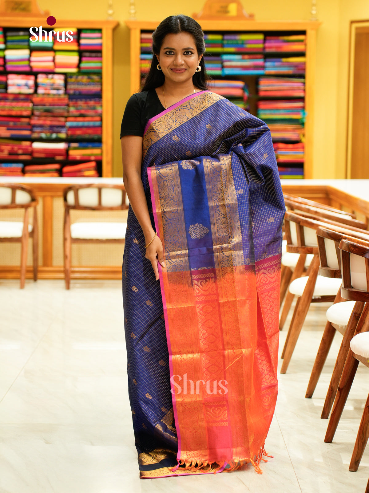 Silk Cotton Saree - EH28119