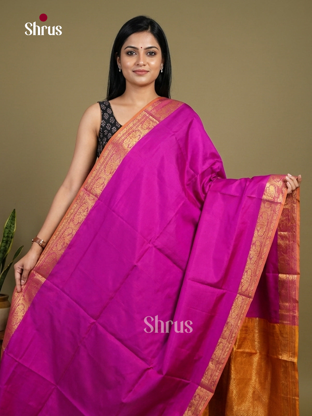 Silkcotton-halfpure Saree - EH28129