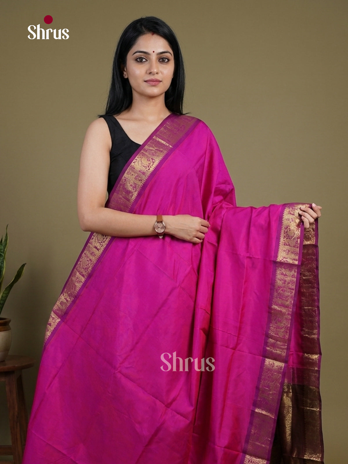Silkcotton-halfpure Saree - EH28133
