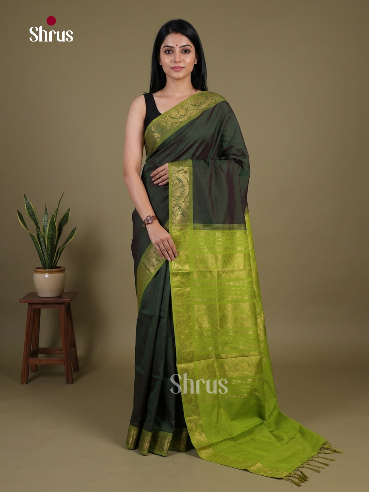 Silkcotton-halfpure Saree - EH28138