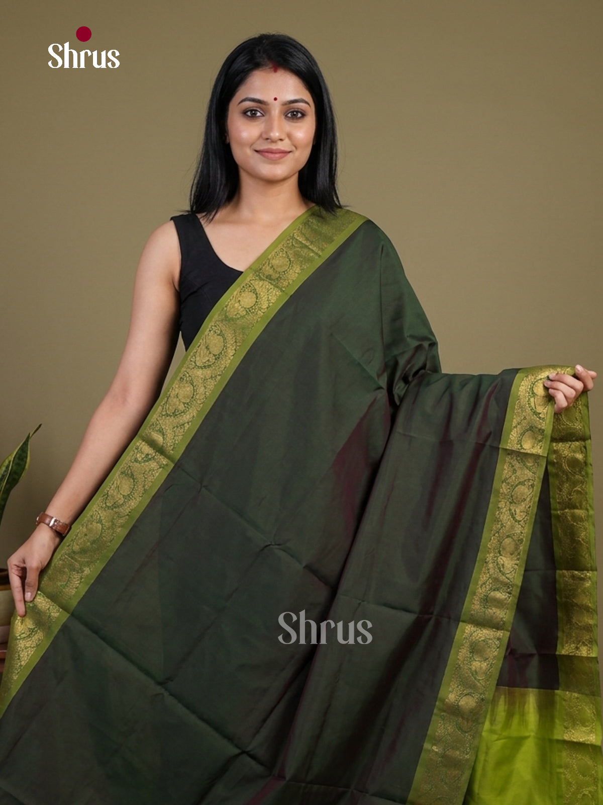 Silkcotton-halfpure Saree - EH28138