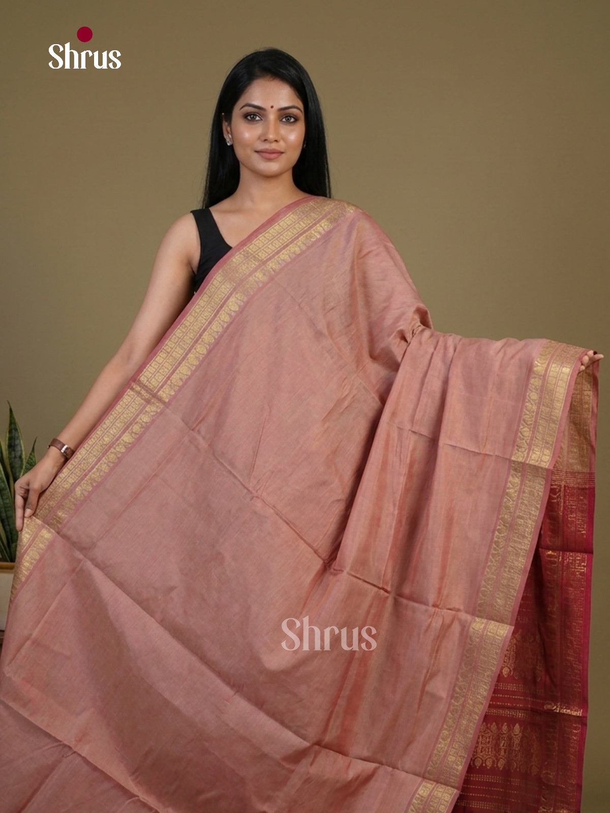 Silkcotton-halfpure Saree - EH28160
