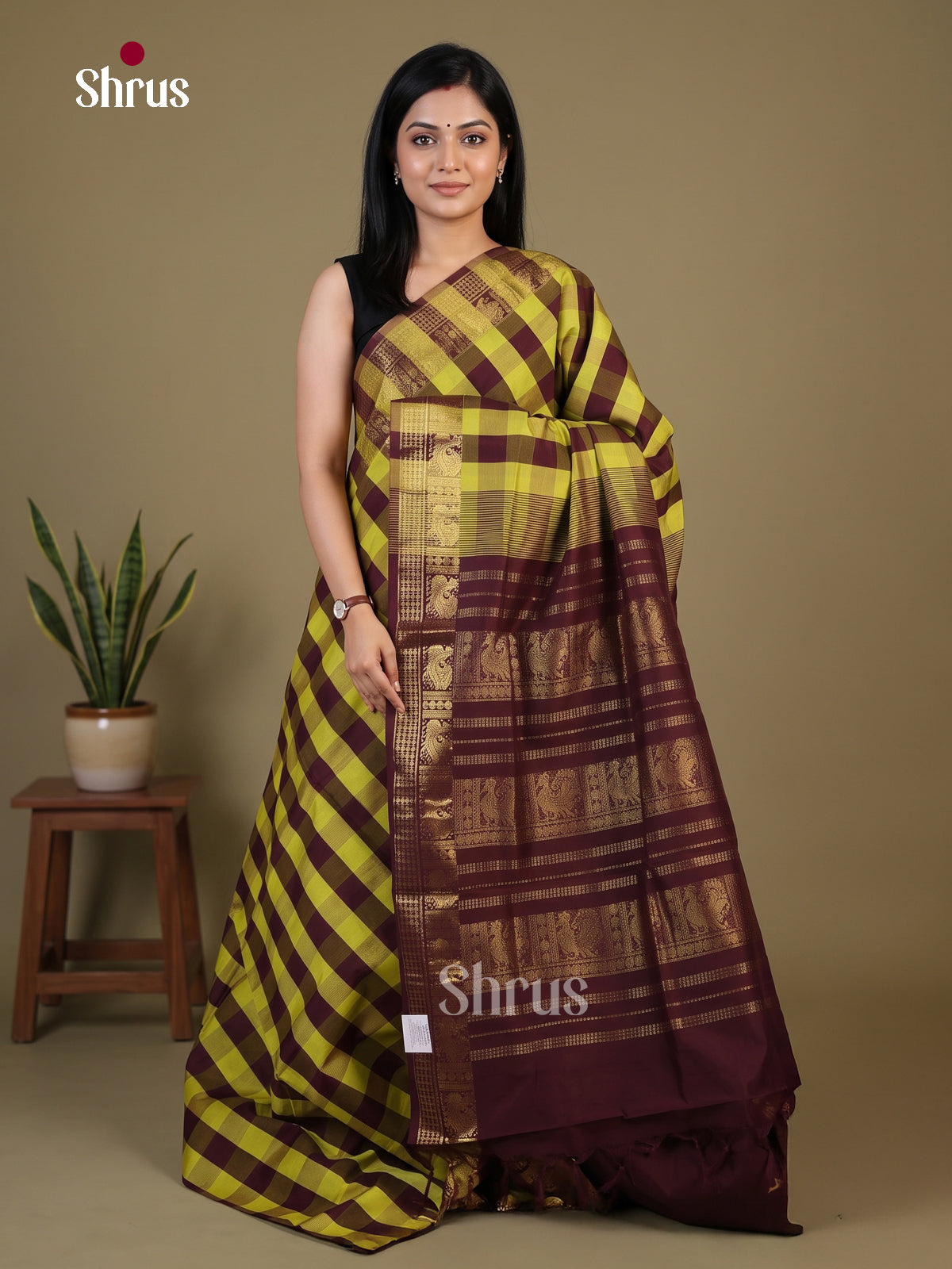 Silkcotton-halfpure Saree - EH28211