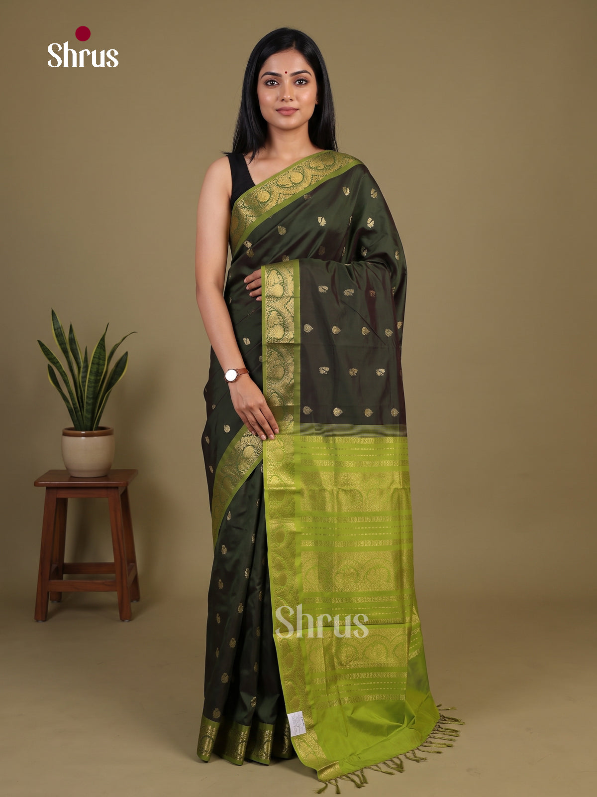 Silkcotton-halfpure Saree - EH28228