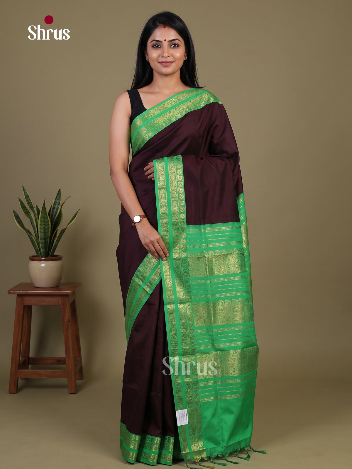 Silkcotton-halfpure Saree - EH28249