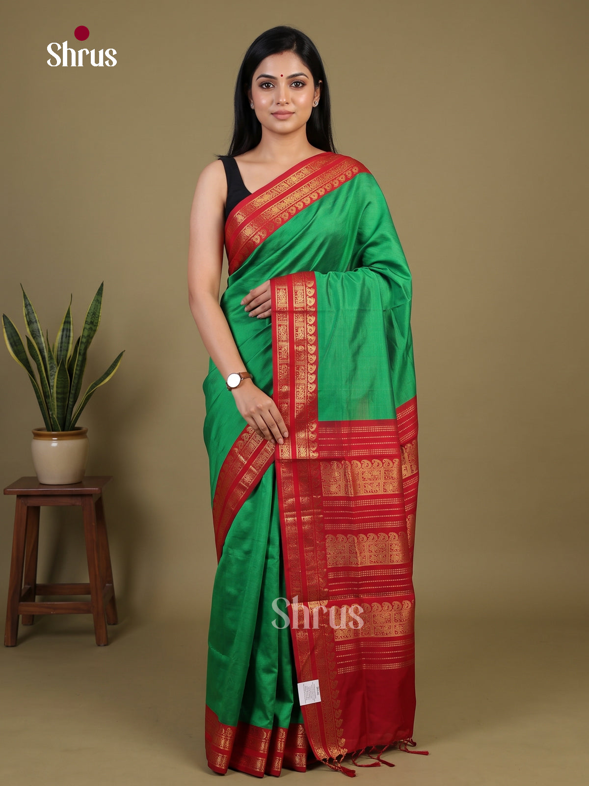 Silkcotton-halfpure Saree - EH28251